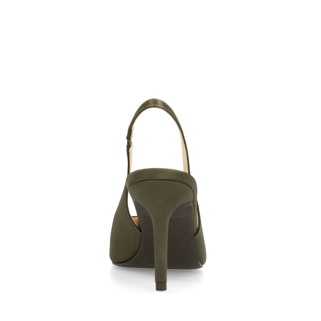 Grüne Slingbackpumps