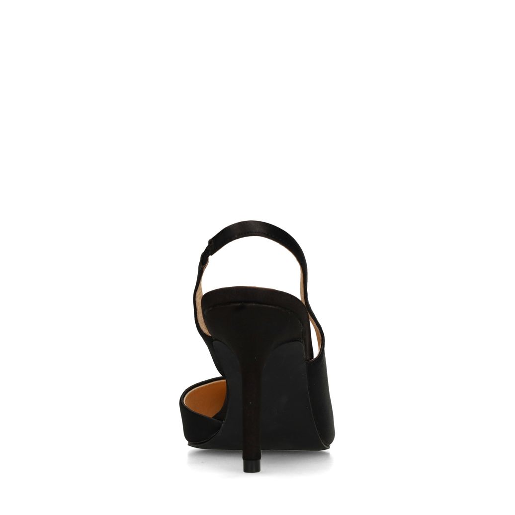 Escarpins slingback avec détail - noir