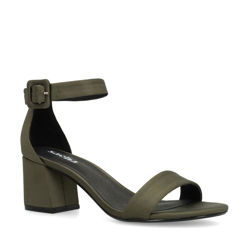 Sandales à talon - vert