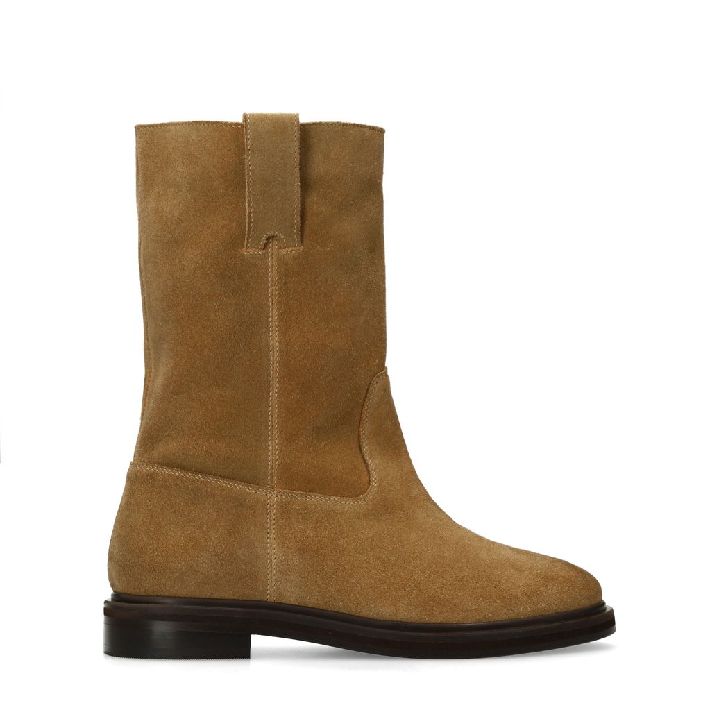 Bottines en daim - beige