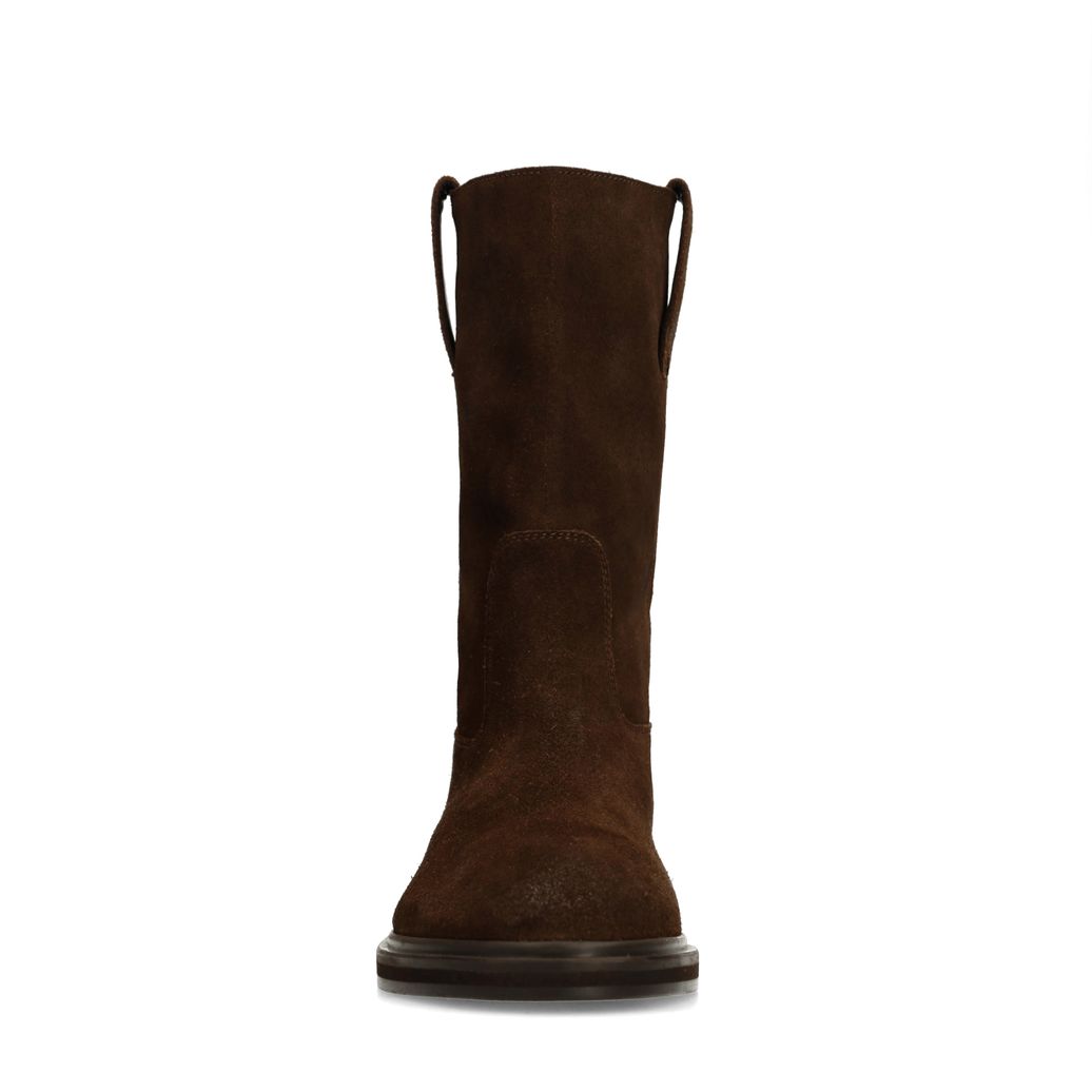 Bottines en daim - marron