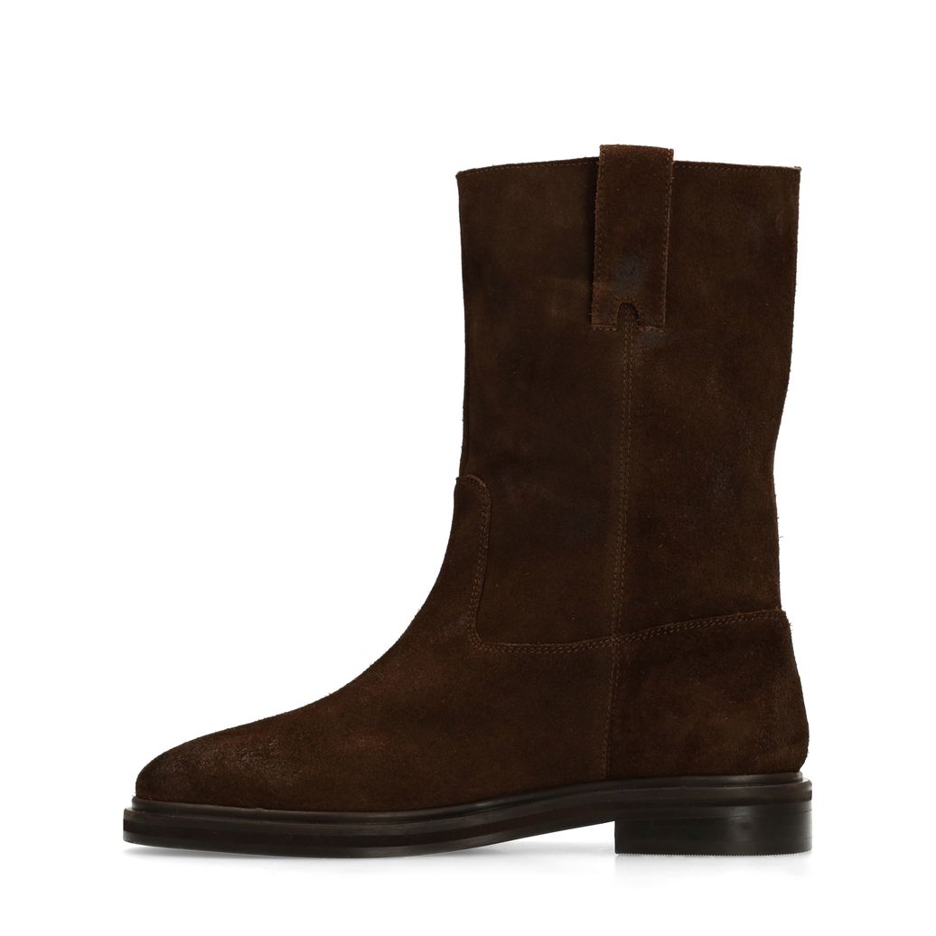Bottines en daim - marron