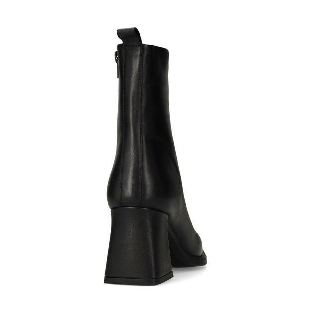 Bottines à talon cubain - noir