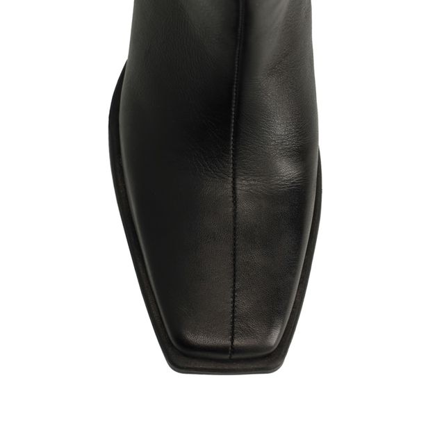 Bottines à talon cubain - noir