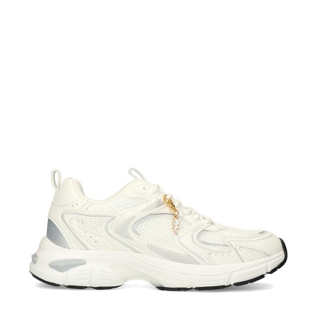 Baskets avec détails - blanc