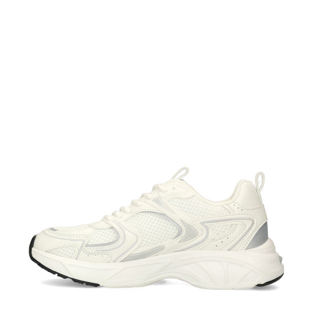 Baskets avec détails - blanc