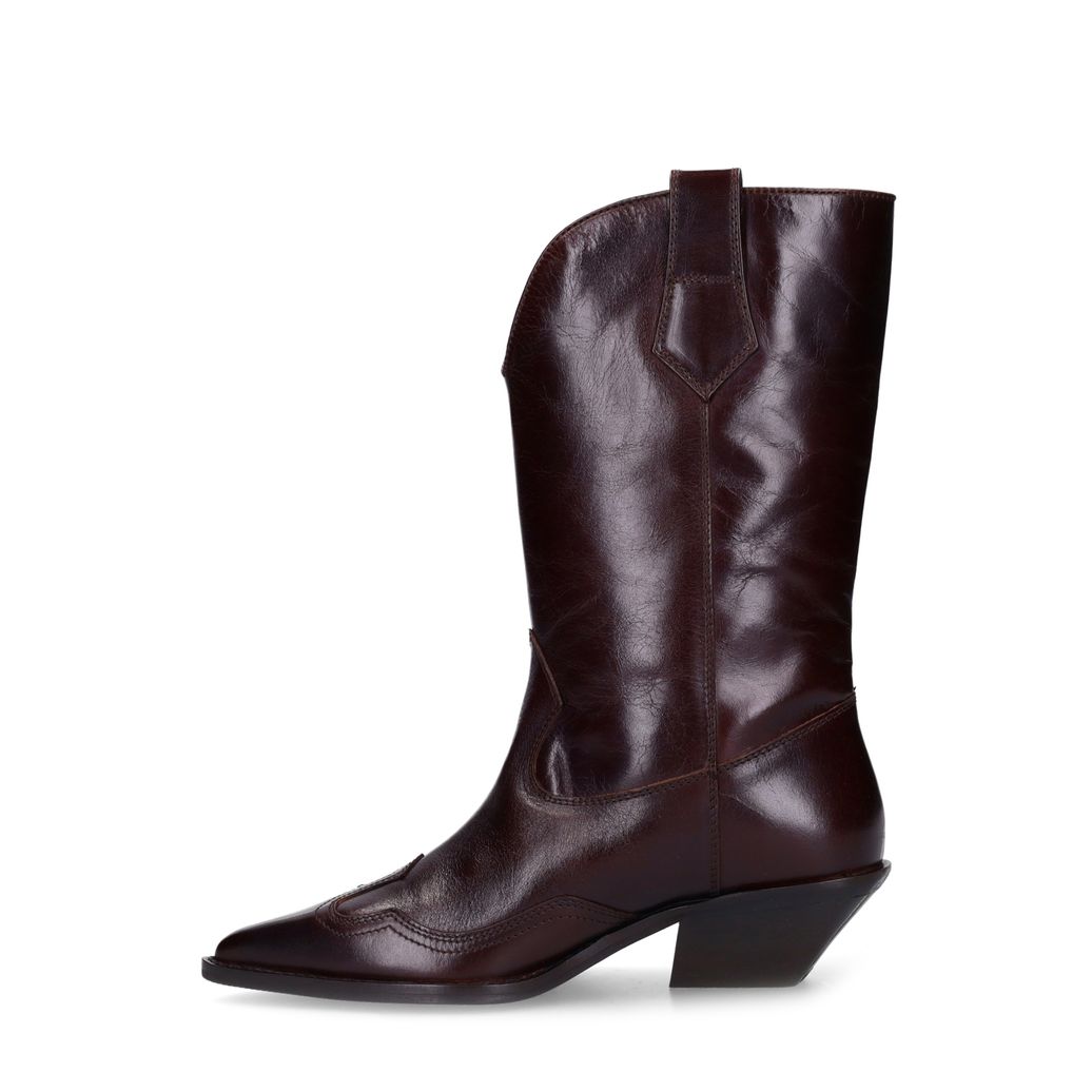 Santiags en cuir - rouge