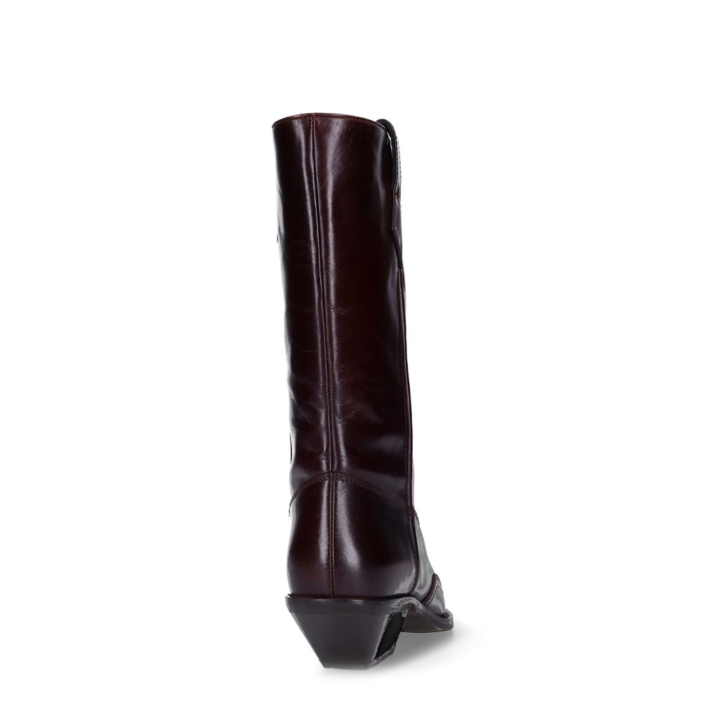 Santiags en cuir - rouge
