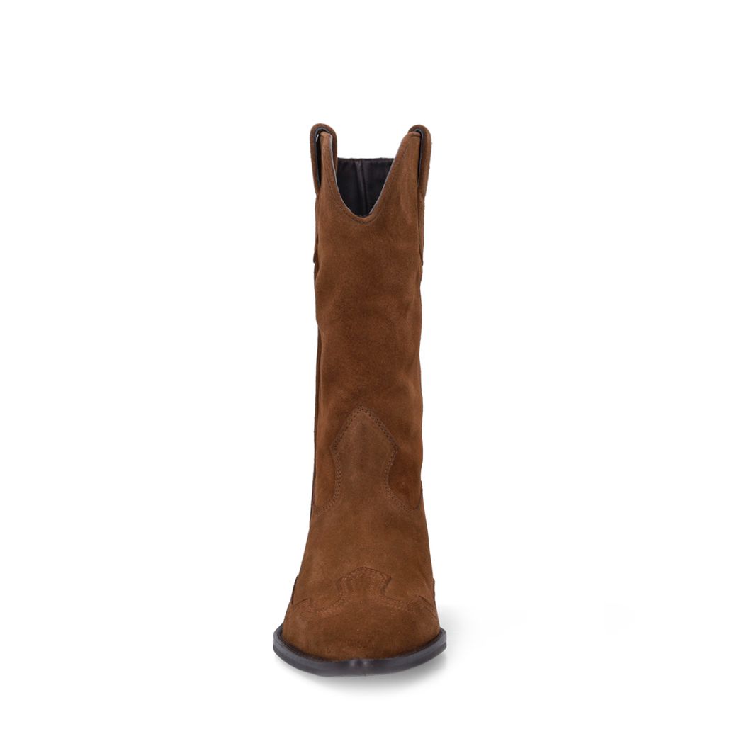 Santiags en daim - marron