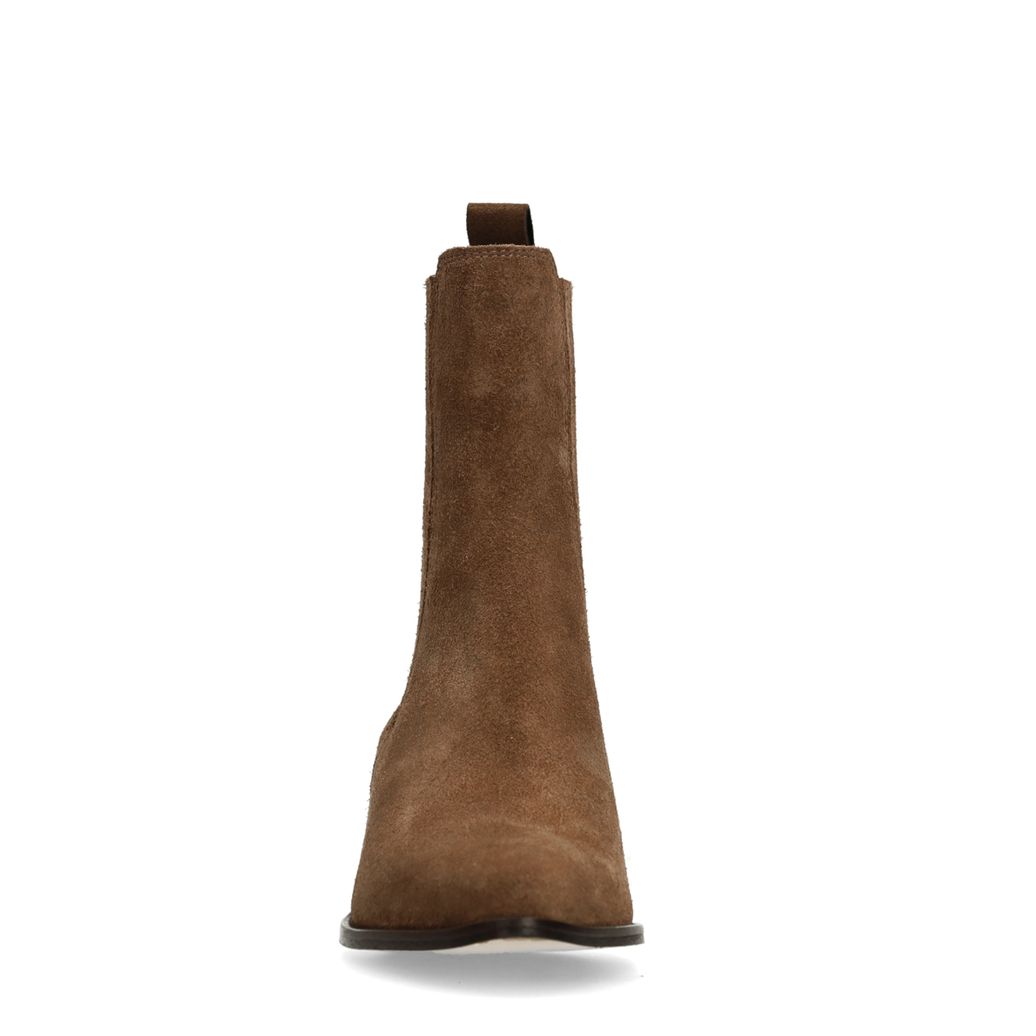 Santiags en daim - marron