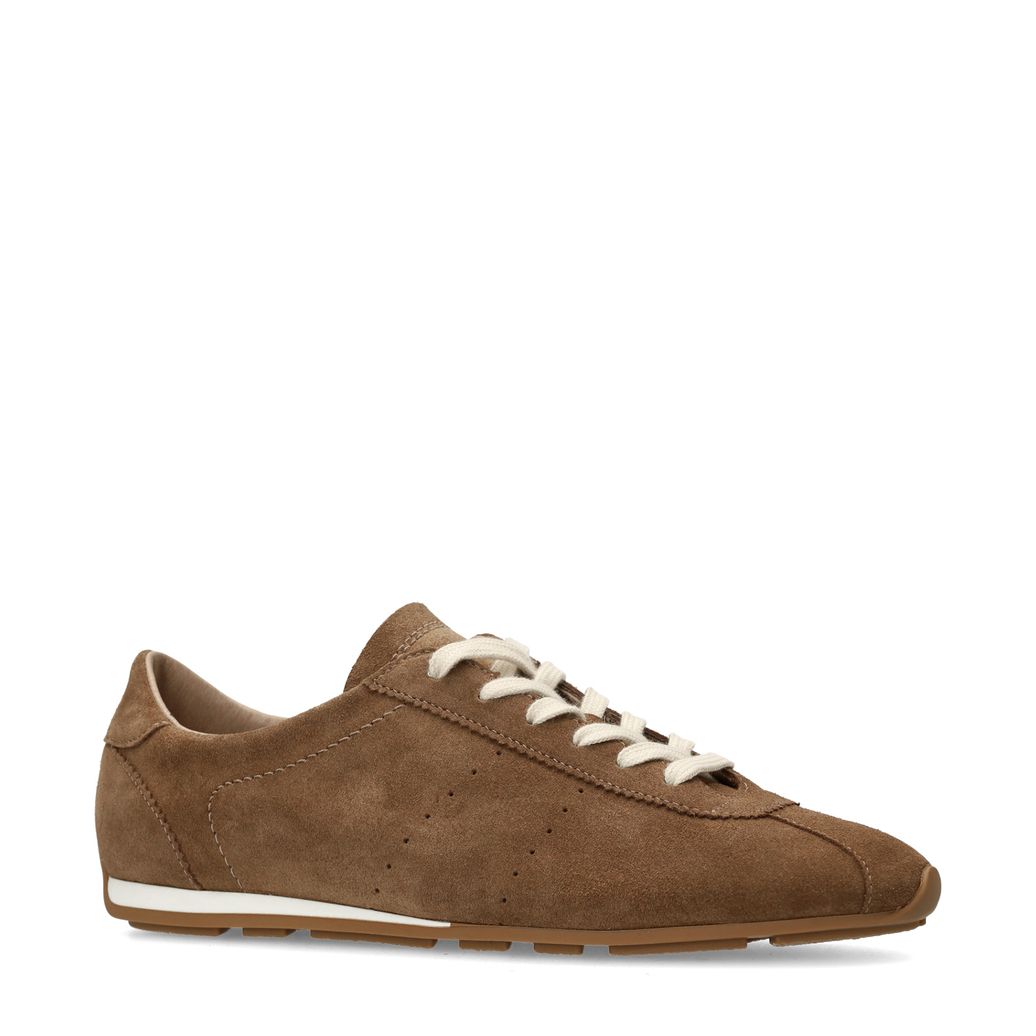 Bruine suède sneakers