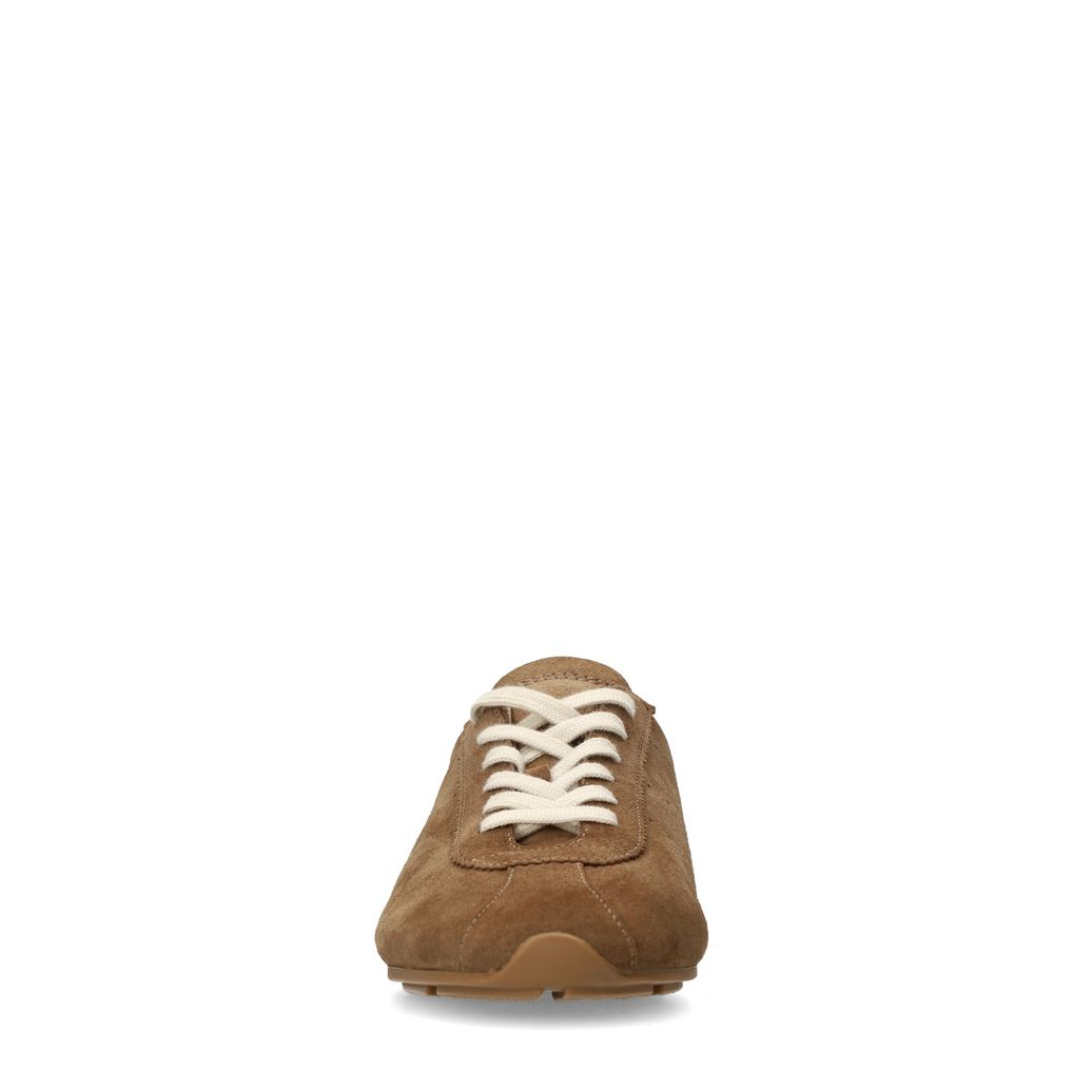 Bruine suède sneakers