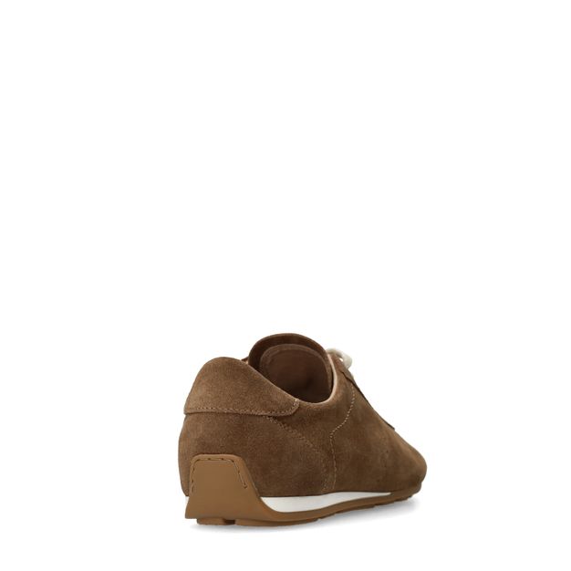 Bruine suède sneakers