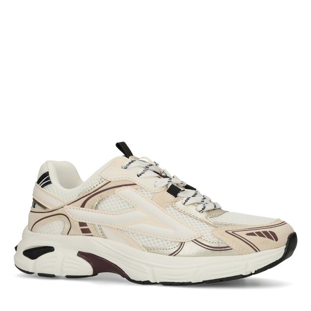 Baskets avec détails - blanc