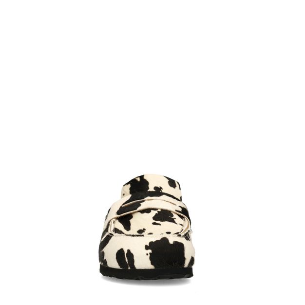 Chaussures à enfiler avec imprimé vache effet poils de poney