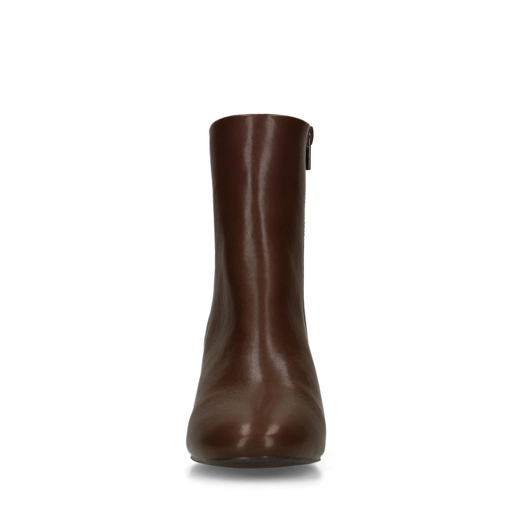 Bottines à talon cubain - marron