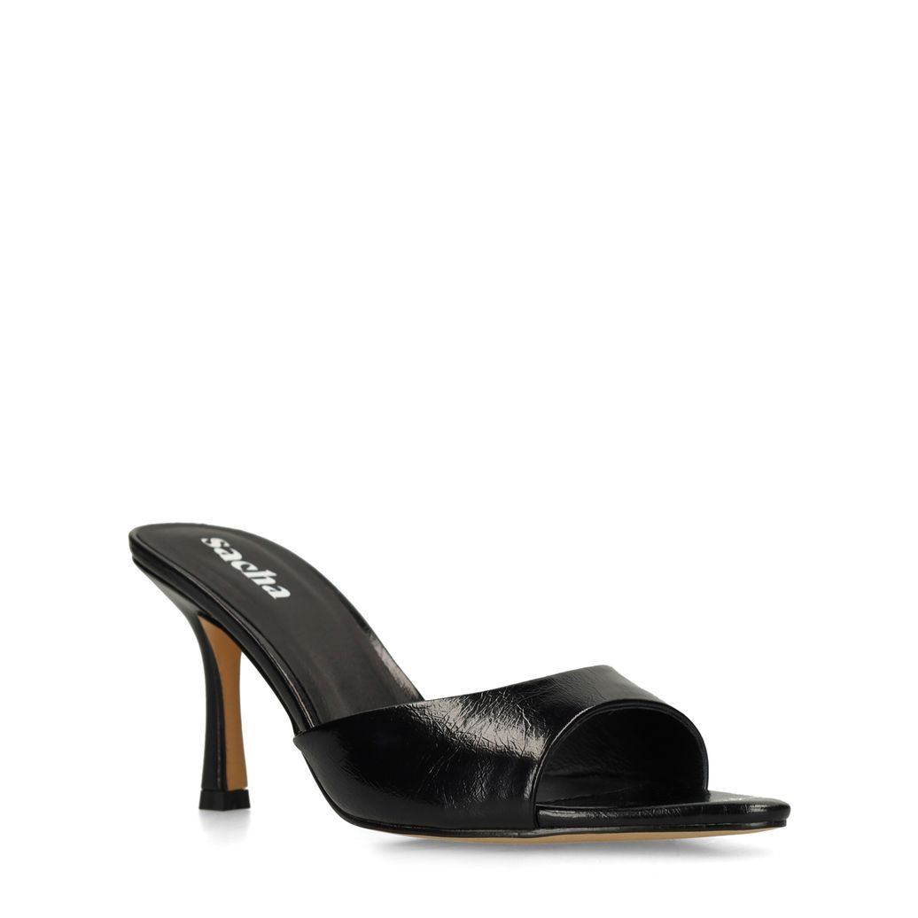 Mules à talon - noir