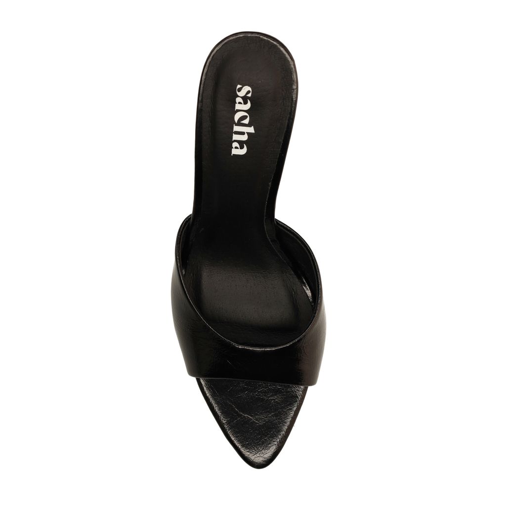 Mules à talon - noir