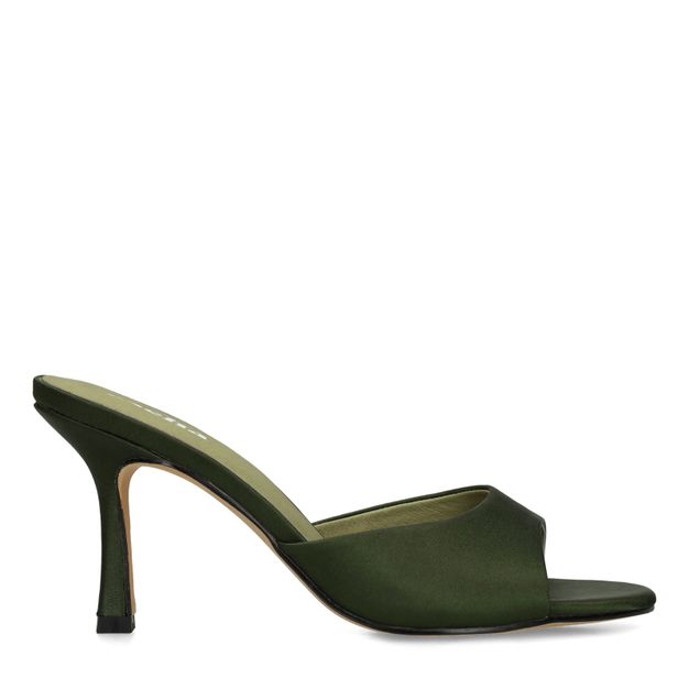 Mules à talon - vert