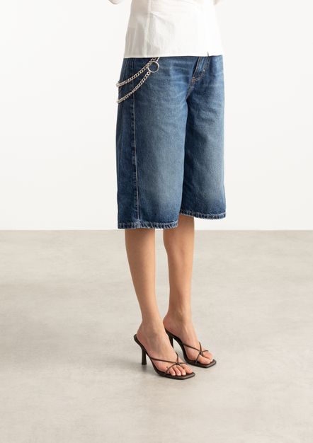 Braune Mules mit Absatz