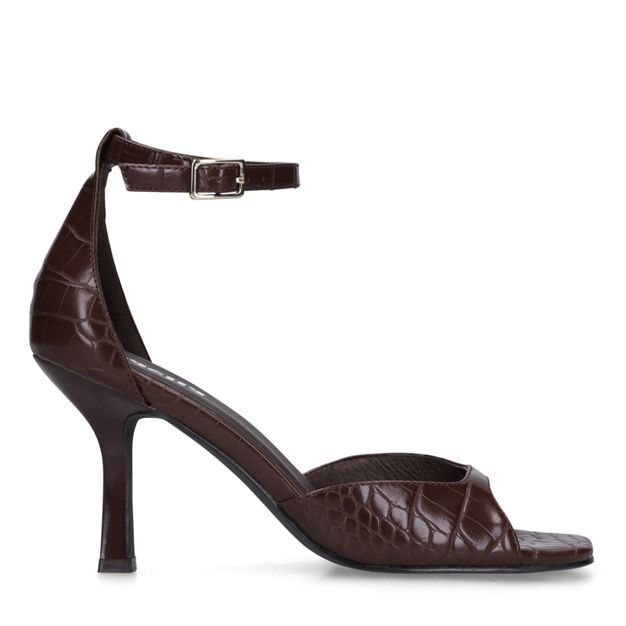 Sandales à talon - marron