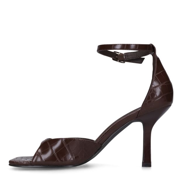 Sandales à talon - marron