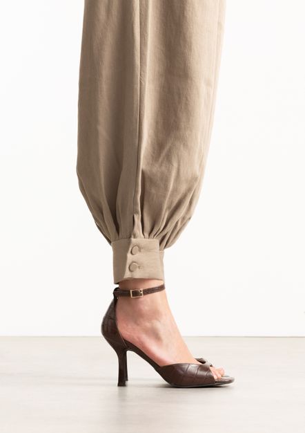 Sandales à talon - marron