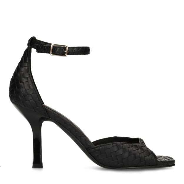 Sandales à talon - noir