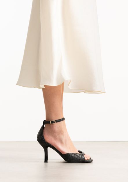 Sandales à talon - noir