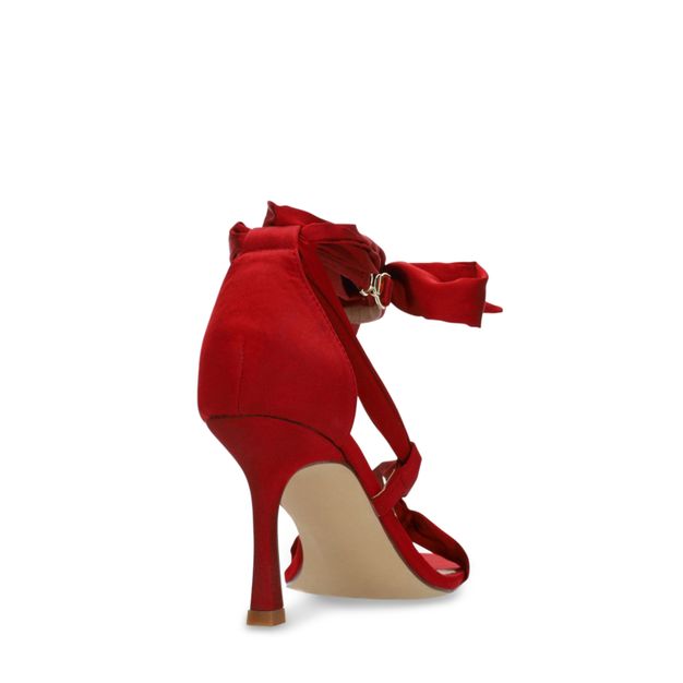 Sandales à talon - rouge
