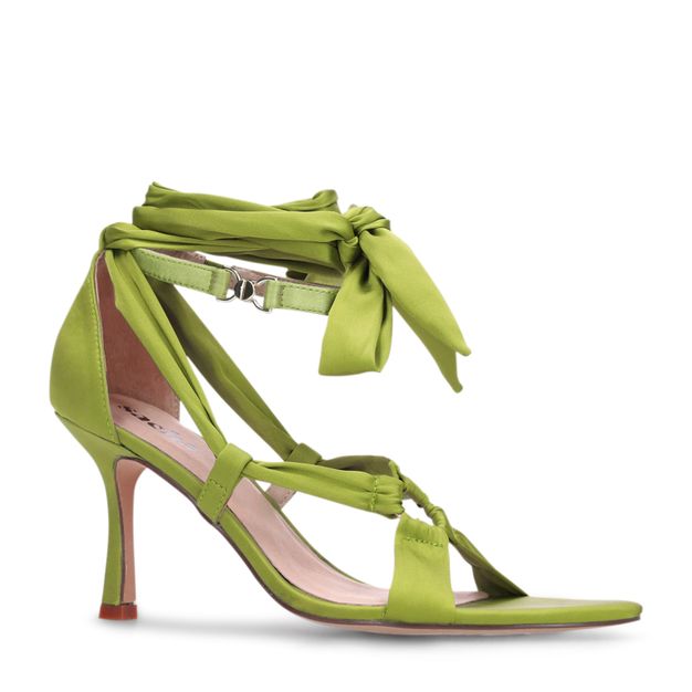 Sandales à talon - vert