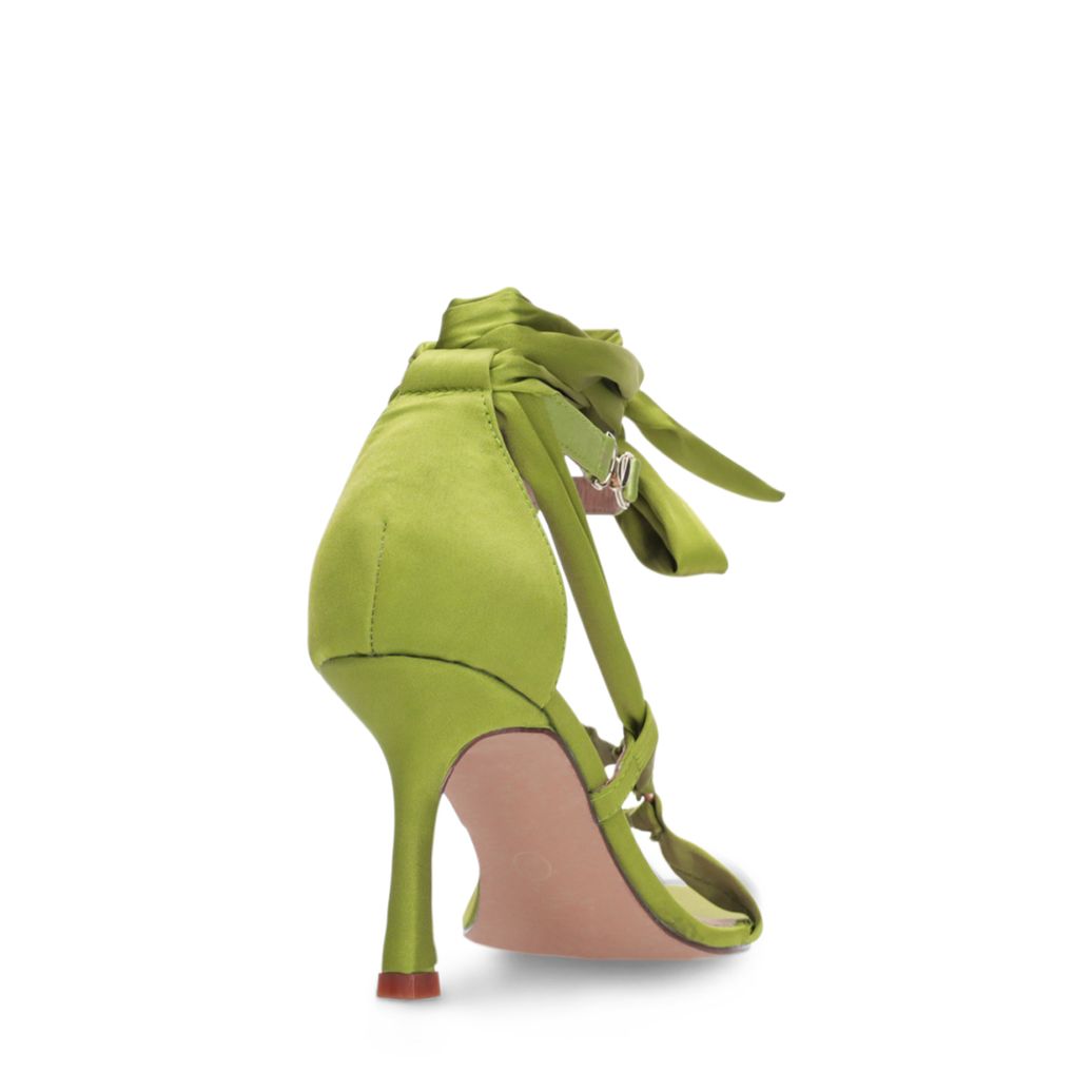 Groene sandalen met hak
