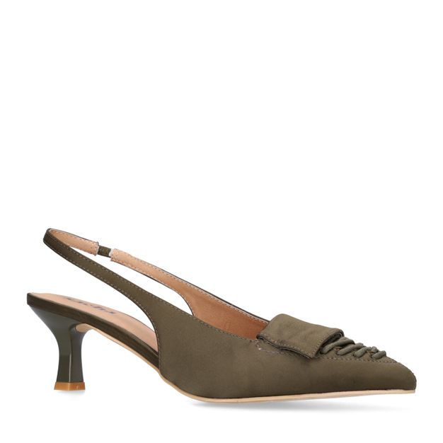 Chaussures slingback - vert
