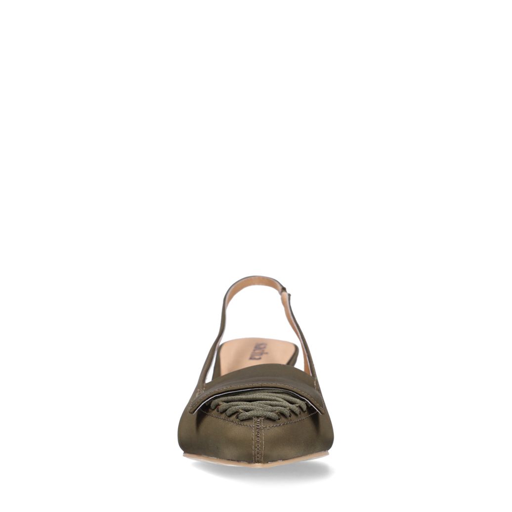 Groene slingbacks