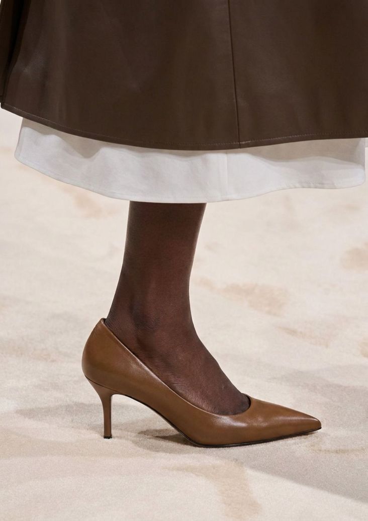 Braune Pumps