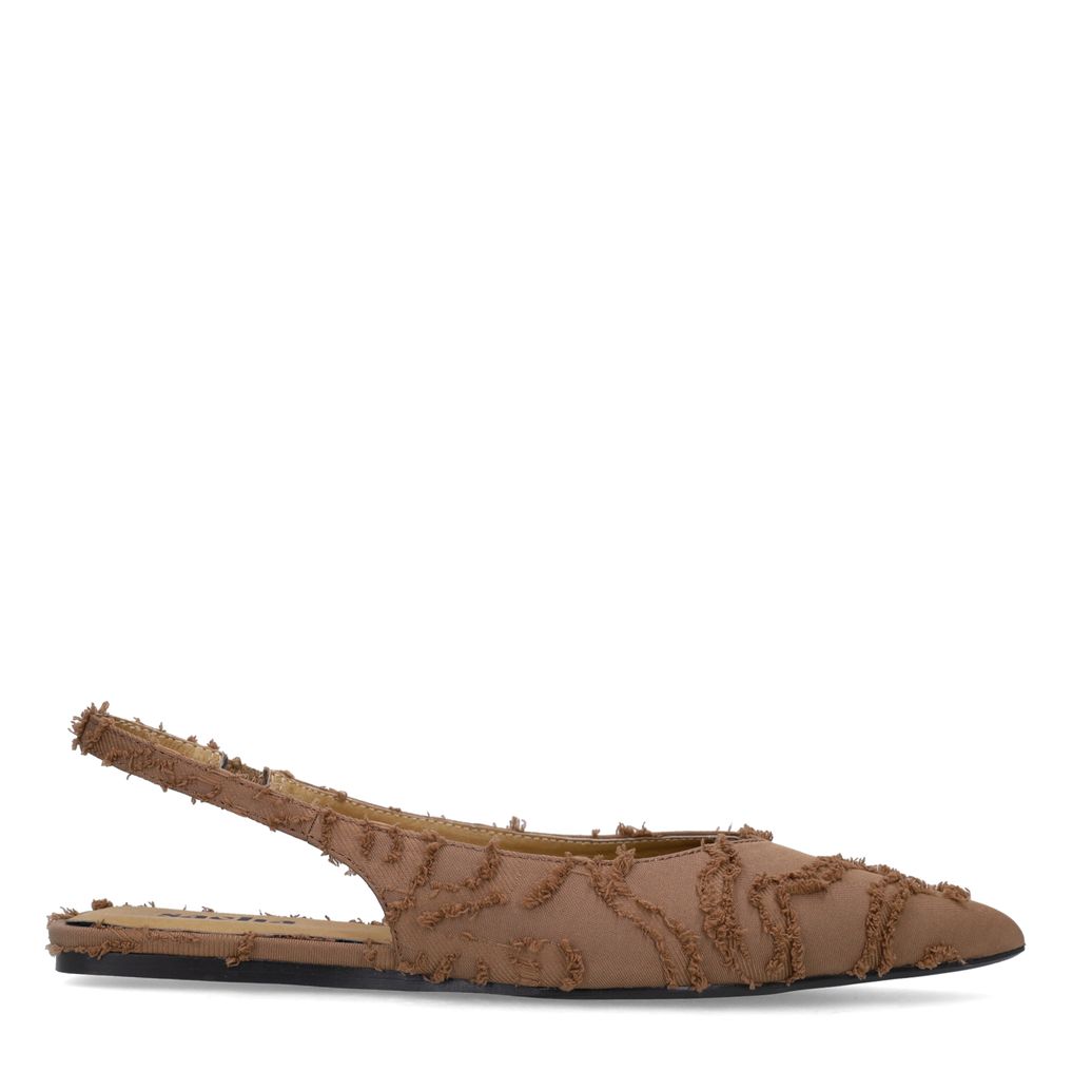 Chaussures slingback - marron