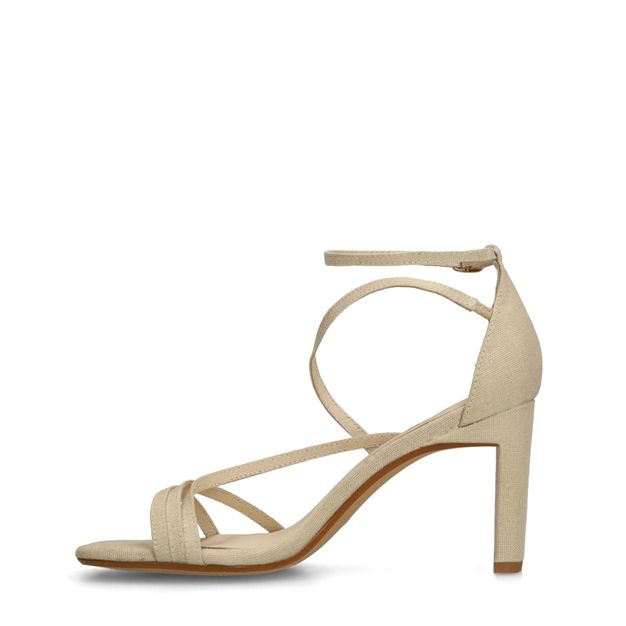 Beigefarbene Sandaletten