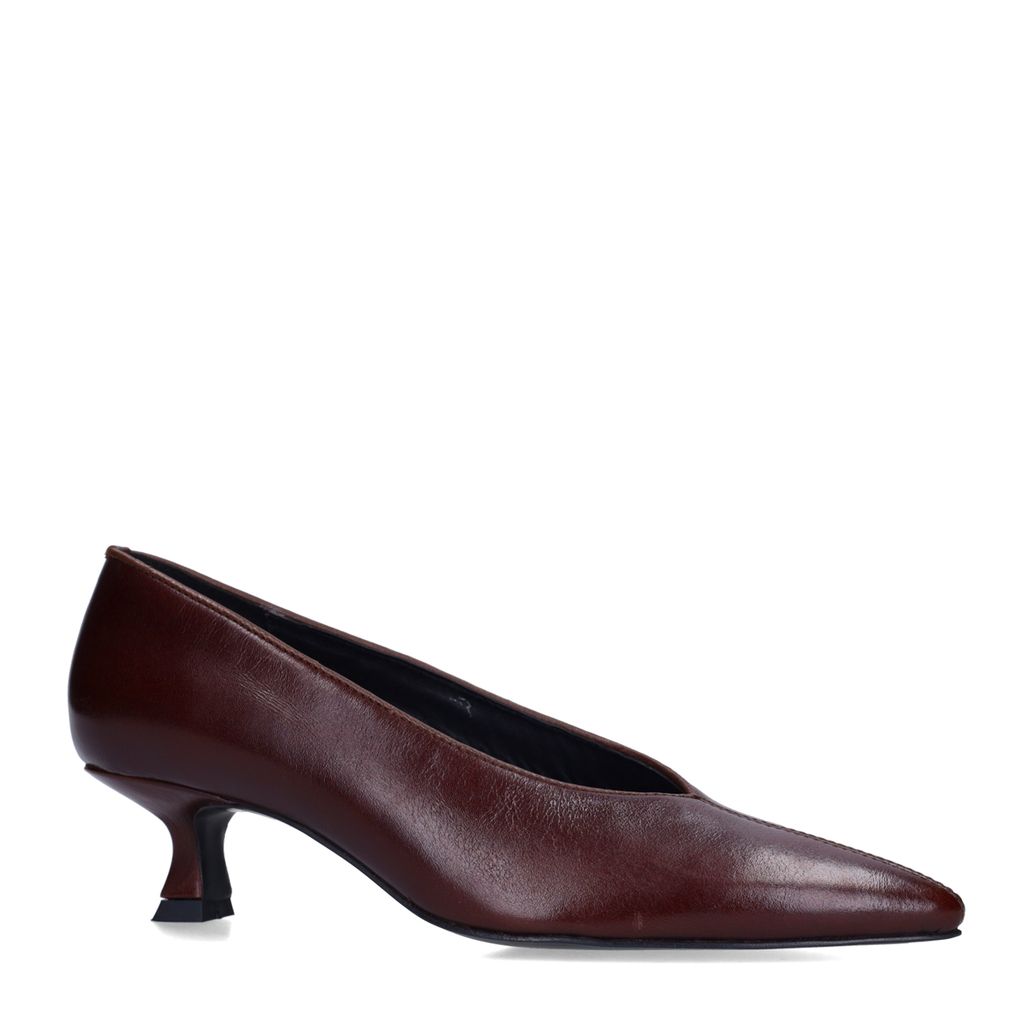 Escarpins en cuir - rouge