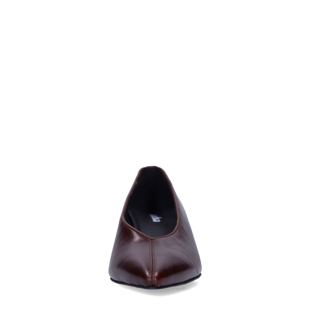 Escarpins en cuir - rouge