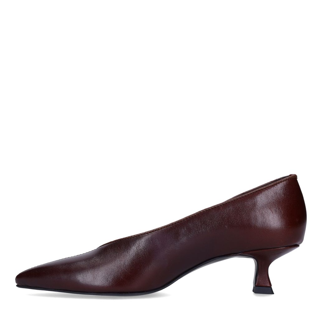 Escarpins en cuir - rouge