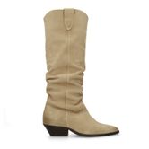 Santiags en daim - beige