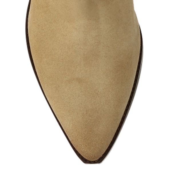 Santiags en daim - beige