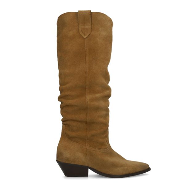 Santiags en daim - marron