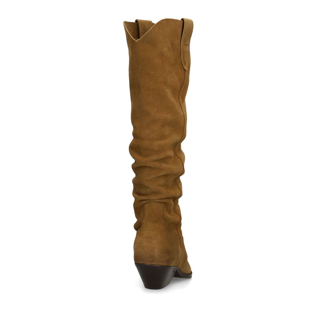 Santiags en daim - marron