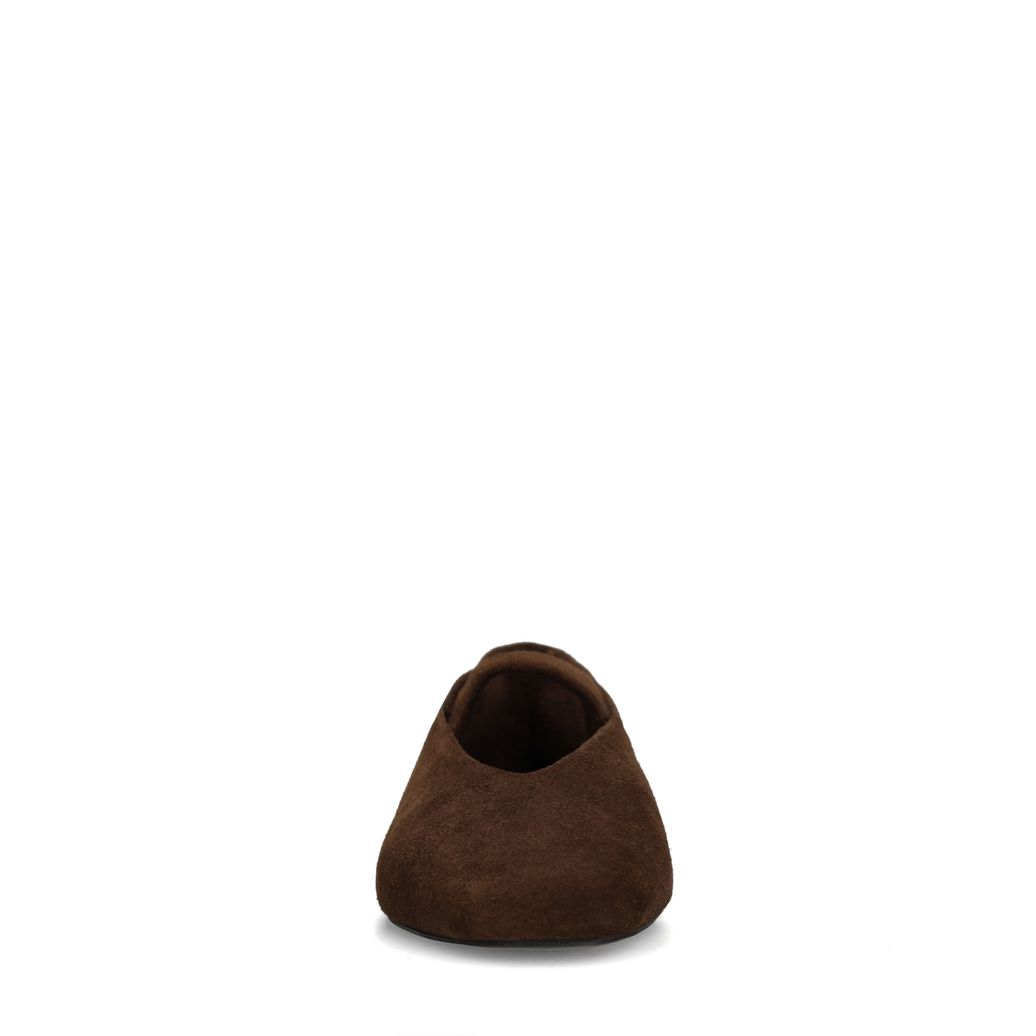 Ballerines en daim - marron foncé