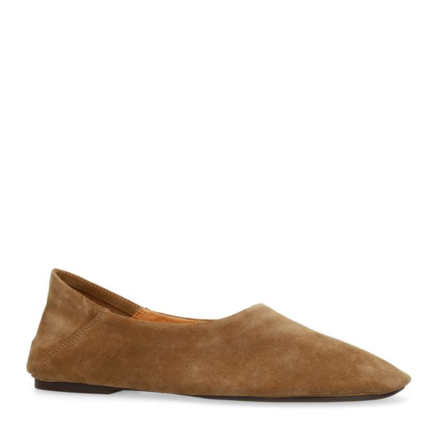 Ballerines en daim - marron