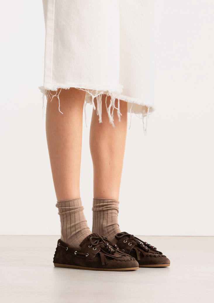 Bruine suède bootschoenen