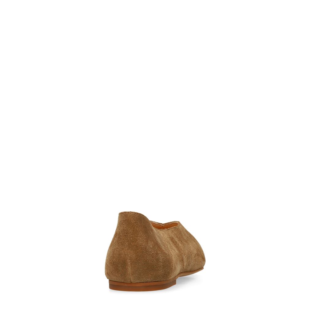 Ballerines en daim - beige