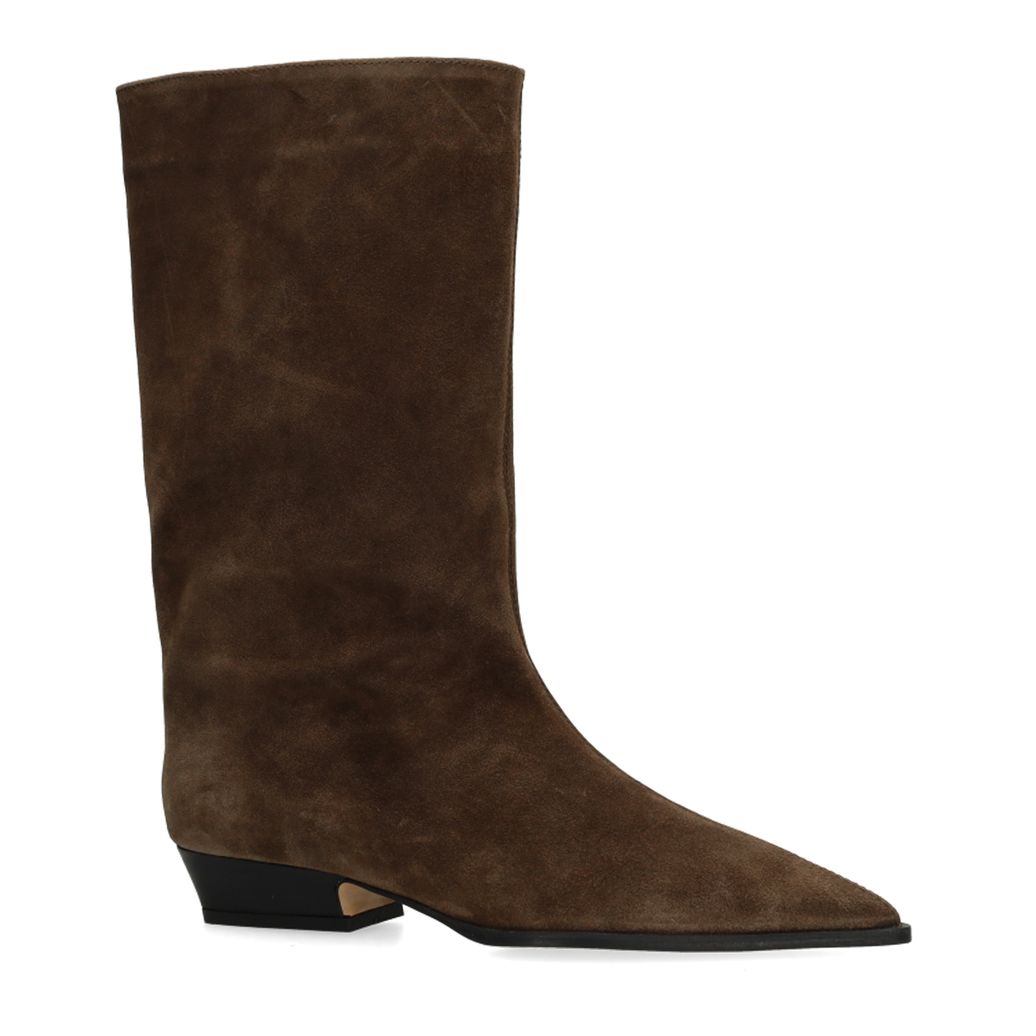 Bottines en daim - marron