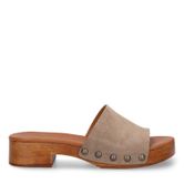 Mules en daim - beige